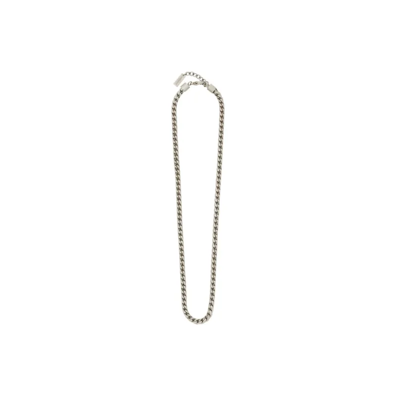 SAINT LAURENT Metal Necklaces Men's Silver-0