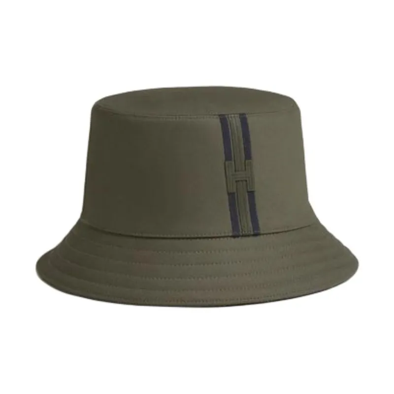 HERMES Cashmere Bucket Hats Men's Basalt-1