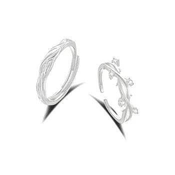 COPI Alloy Synthetic Cubic Zirconia Rings Unisex