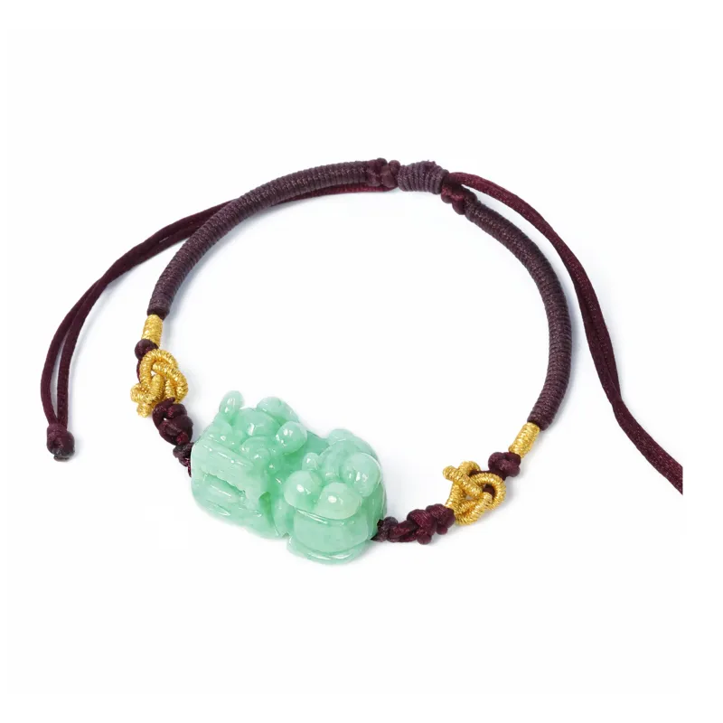 Pengshan Glutinous Jade Jadeite Bracelets Unisex-6