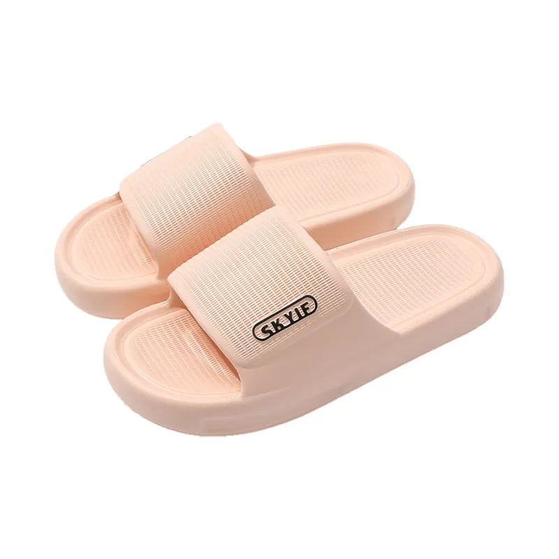 Foot Recreation Summer Home Indoor Comfortable Slip Resistant Bathroom Quiet EVA Slippers, Home Slippers, Unisex-30