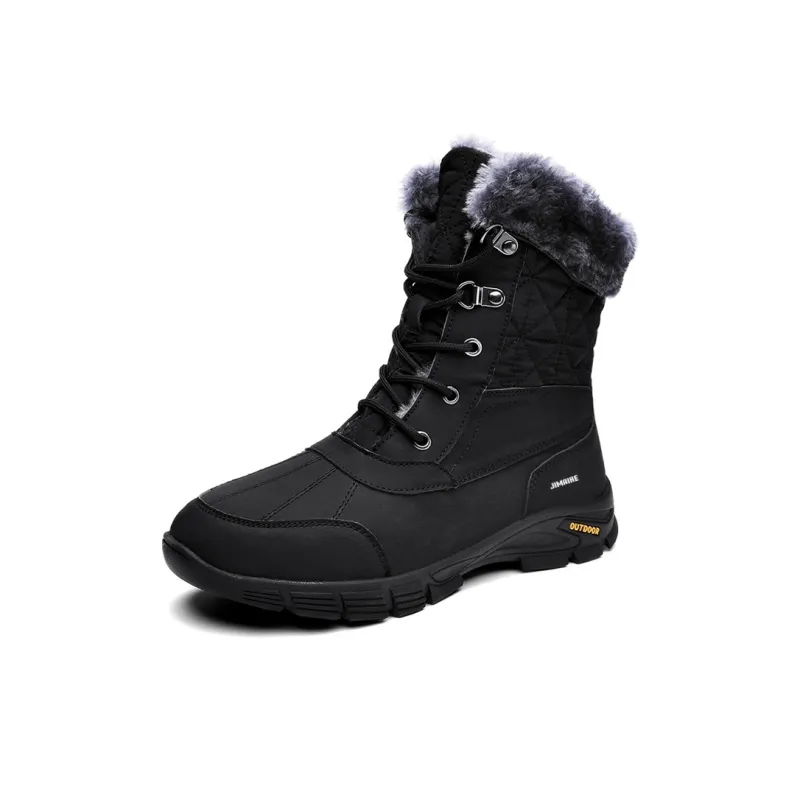 King Jinmai Warm Crew Snow Boots Men's-1