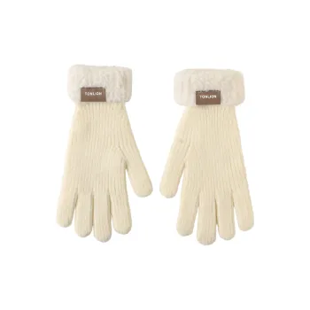 Tonlion Wool Knit Gloves Unisex