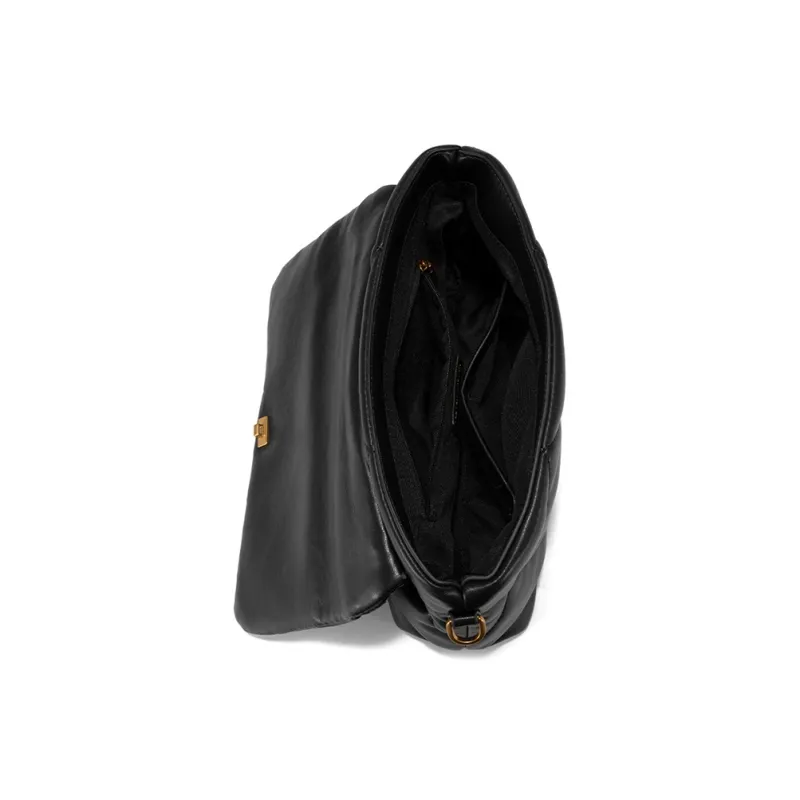 CLEVER& KETCH PU Shoulder Bag Shoulder Bag Medium Size Women's Coffee/Black/Ecru-7
