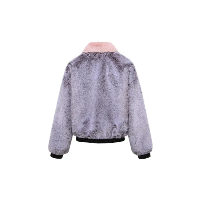 JAC FLEURANT Jackets & Coats Women's Gray Purple-1
