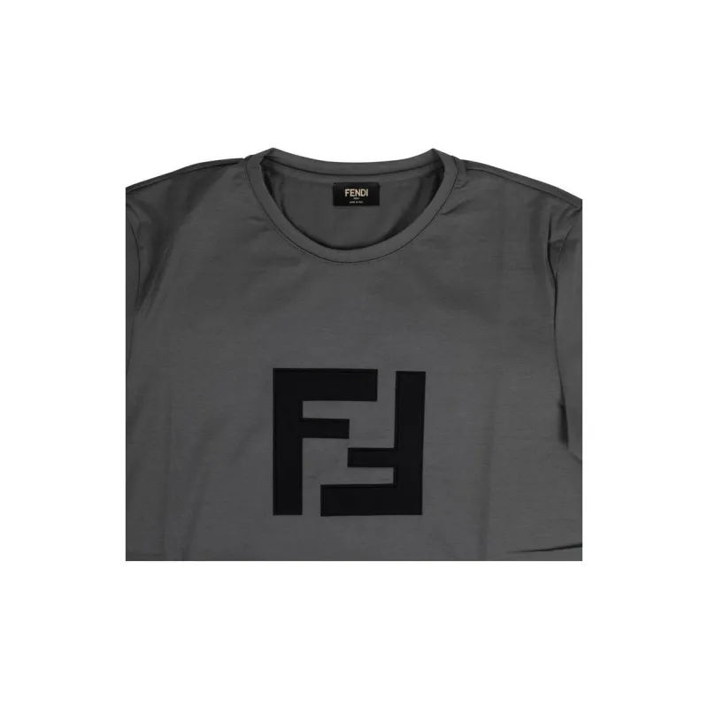 FENDI Ff Logo Short Sleeve T Shirt-2