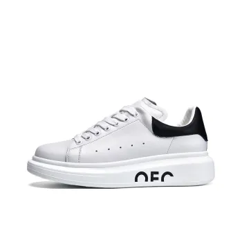 Jerden Smith Slip Resistant Lightweight Coverage Low Top Trendy Skateboarding Shoes Unisex White