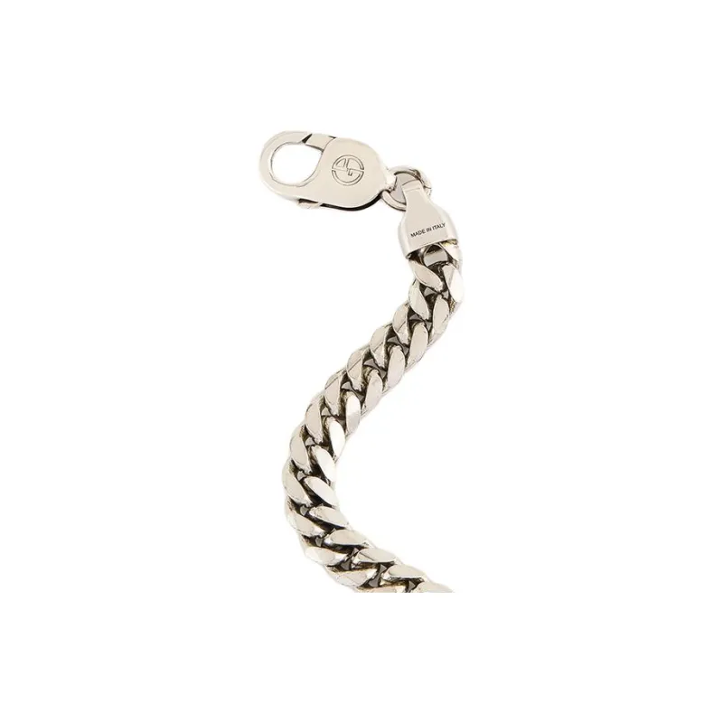 GIORGIO ARMANI 925 Sterling Silver Chain Bracelet-1