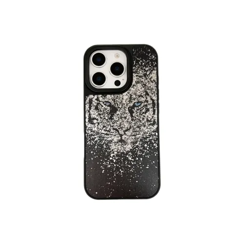 FAMUYA TPU Material Sparkling Tiger Phone Cases Compatible With IPhone 12/13/14/15/Pro/Mac Trendy Cool And Artistic