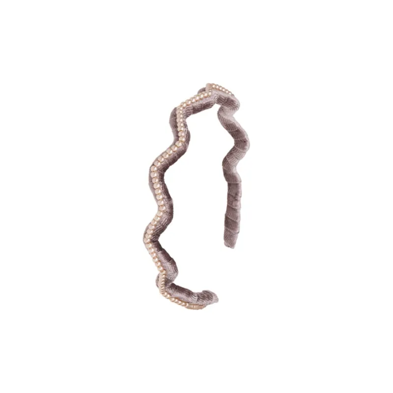 QIMEILA Velour Fabric Headbands Women's-7