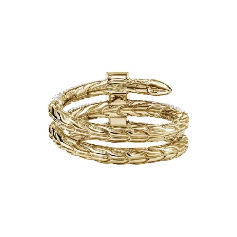 John Hardy 18kt Yellow Gold Spear Diamond Ring-1