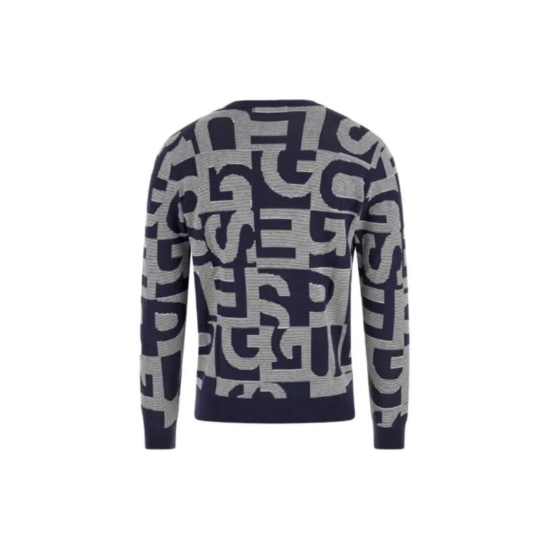 GUESS Sweater Men's Marine Blue-1