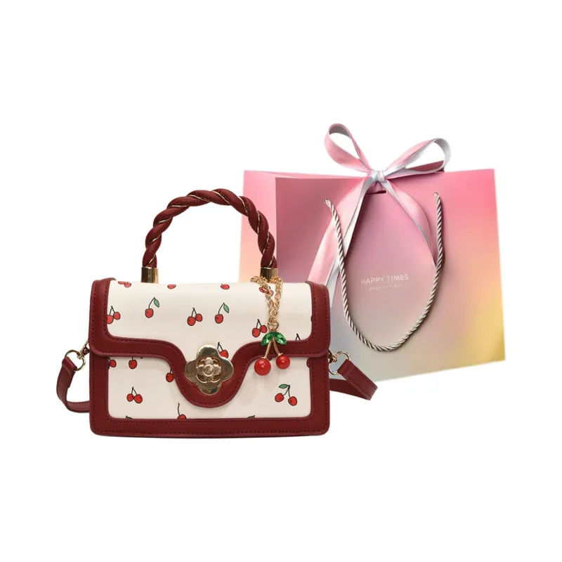 Yalu PU Shoulder Bag, Crossbody Bag, Handbag Regular Women's White/Yellow/Red-8