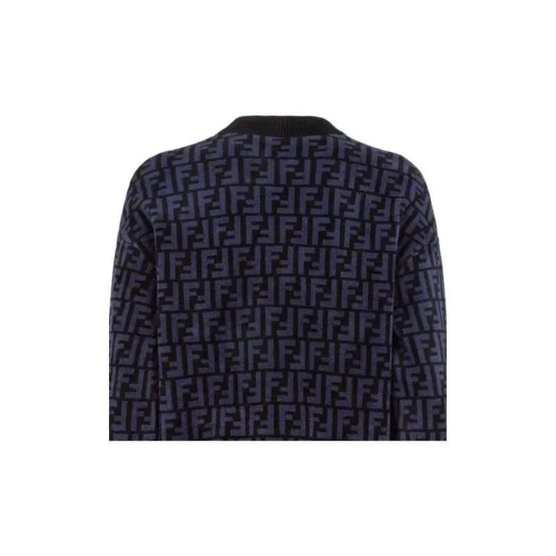 FENDI SS22 Sweater Women's Purple Blue-3