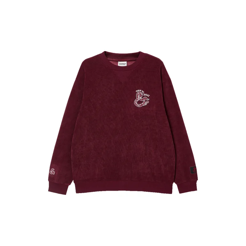 JACK JONES· x CNY Sweatshirt Men's Burgundy-1