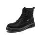 Black Winter Fleece-Lined