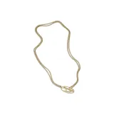 DIESEL Oval D-plaque Necklace