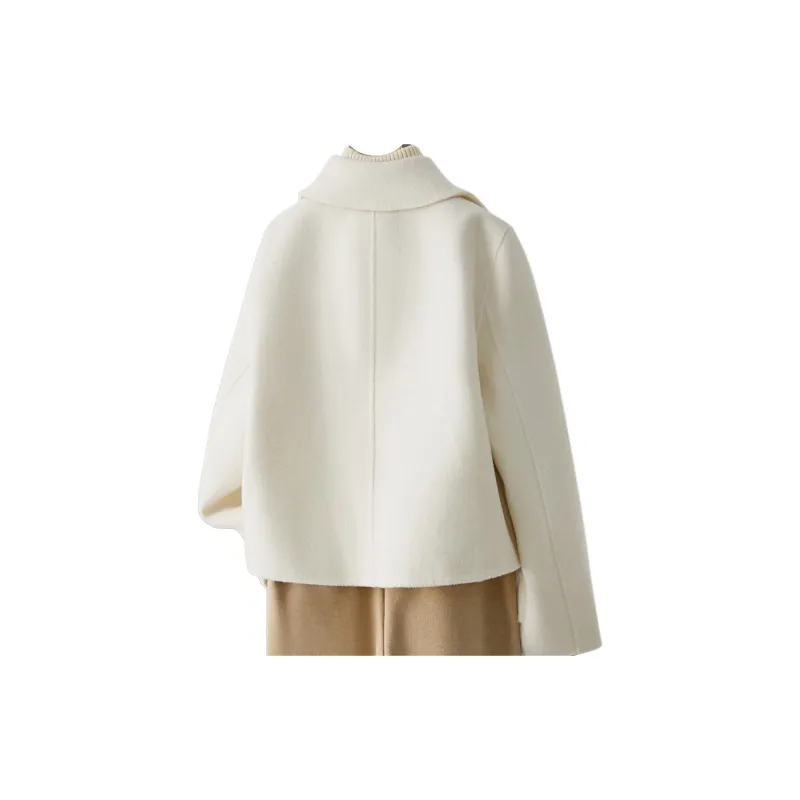 IHIMI Coats Women's Ecru-2