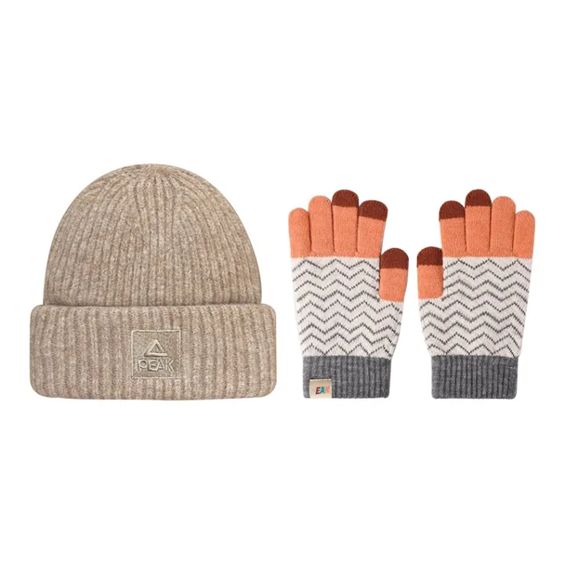 PEAK Acrylic Knit Gloves Unisex-17