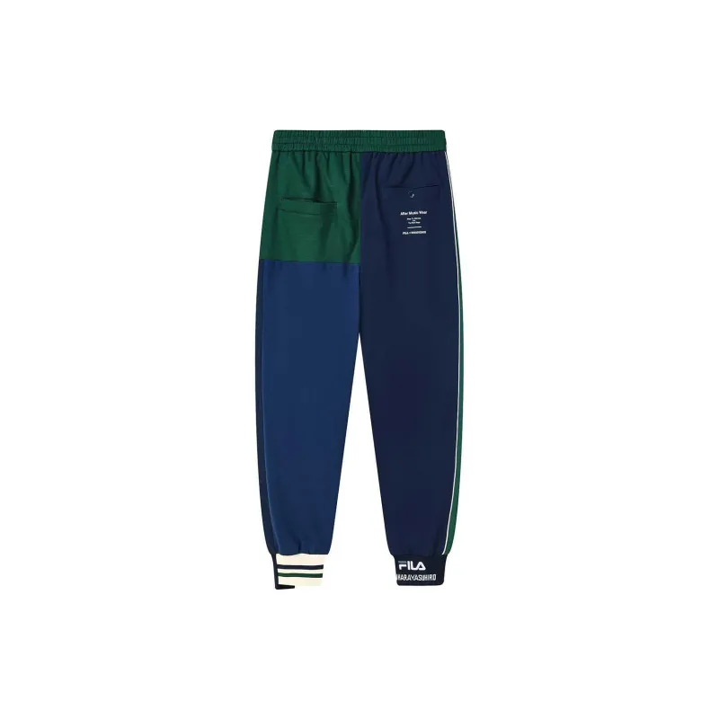 FILA x Maison Mihara Yasuhiro Knitted Sports Pants Men's Blue-1