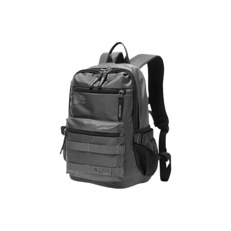 Volunteer Nylon Fabric Backpack Men's Black/Gray/Royal Blue/Green-3