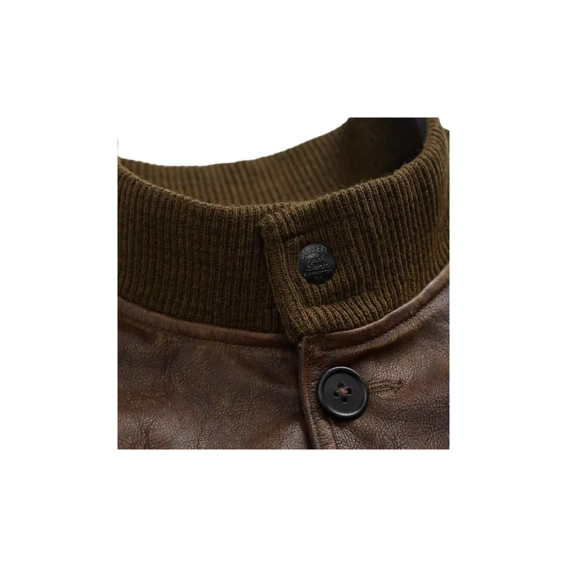 Polo Ralph Lauren Button up Leather Jacket-3