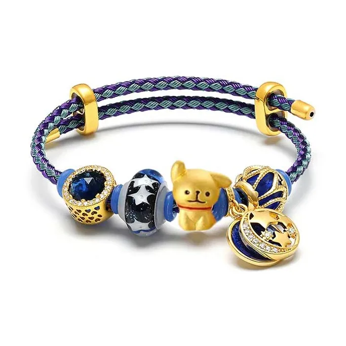 Bailijin Gold Bracelet Unisex-3