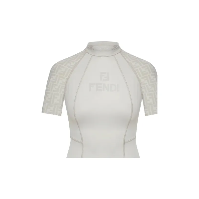 FENDI T Shirts Women's Gray-2