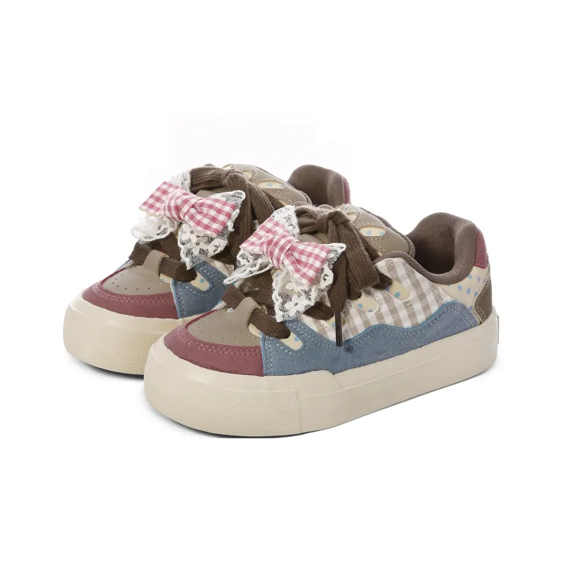 Lovely You Slip Resistant, Abrasion Resistant, Lightweight Low Top Skateboard Shoes Women's Cameo Brown-2