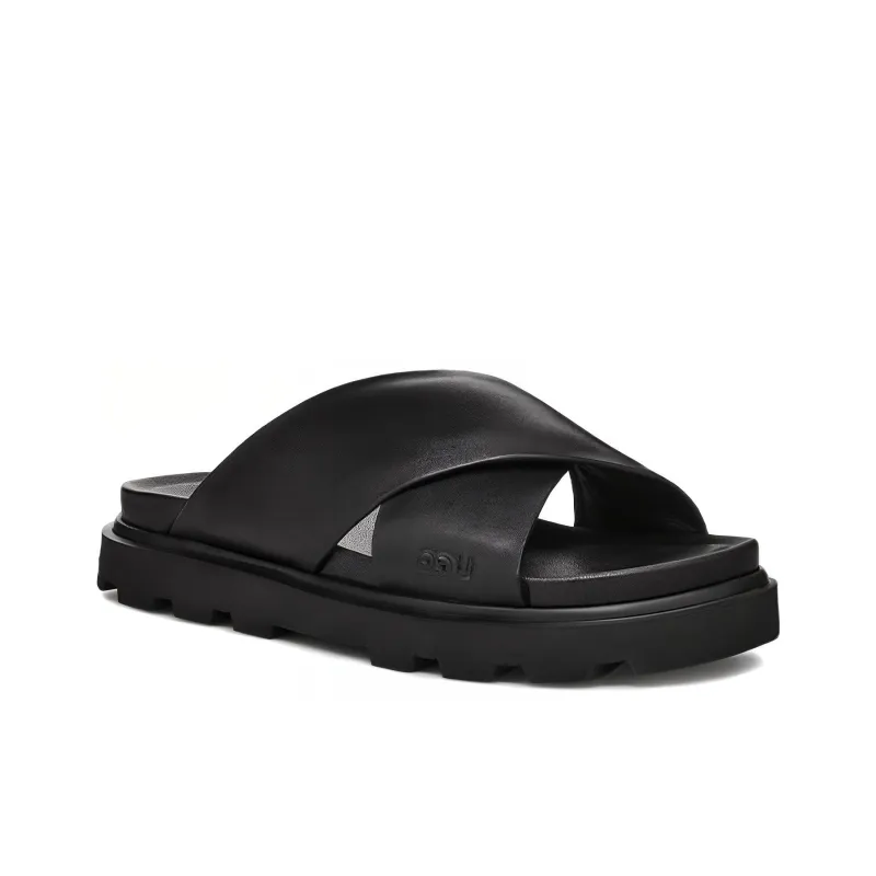 UGG Capitelle Crossband Sandal Black Women's-1