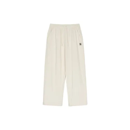 MLB New York Yankees Casual Pants Unisex Cream