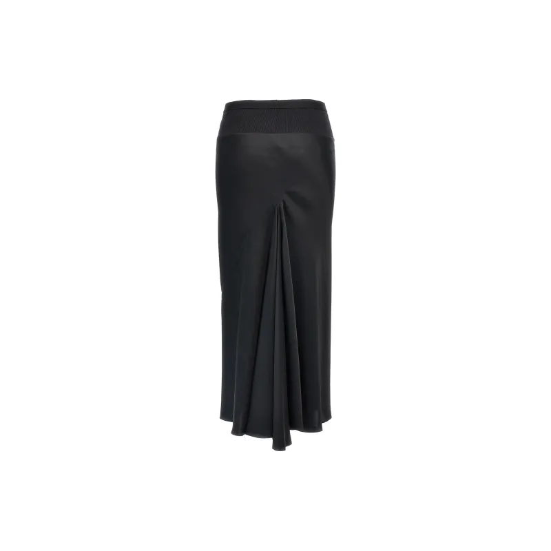 RICK OWENS A Line Bias Skirt-1
