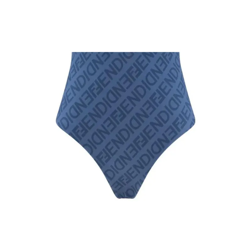 FENDI One piece Swimsuit Women's Blue-3