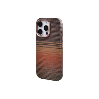 TXBX PC Material Sunset Returning To The Sea Micro Sculpture Magnetic Phone Case Compatible With Apple 16/15/14 Series