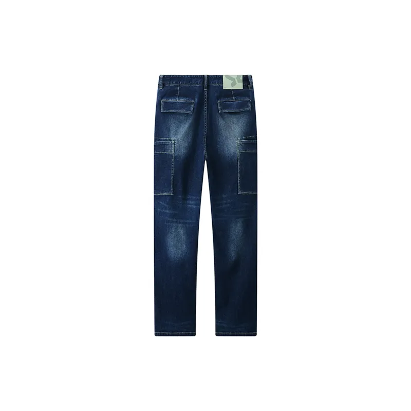 Jiumuwang Men's Pants Expert Jeans Men's Denim Blue-1