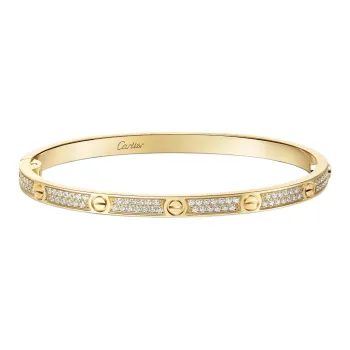 CARTIER Diamond 18K Gold Bracelets Women's Gold