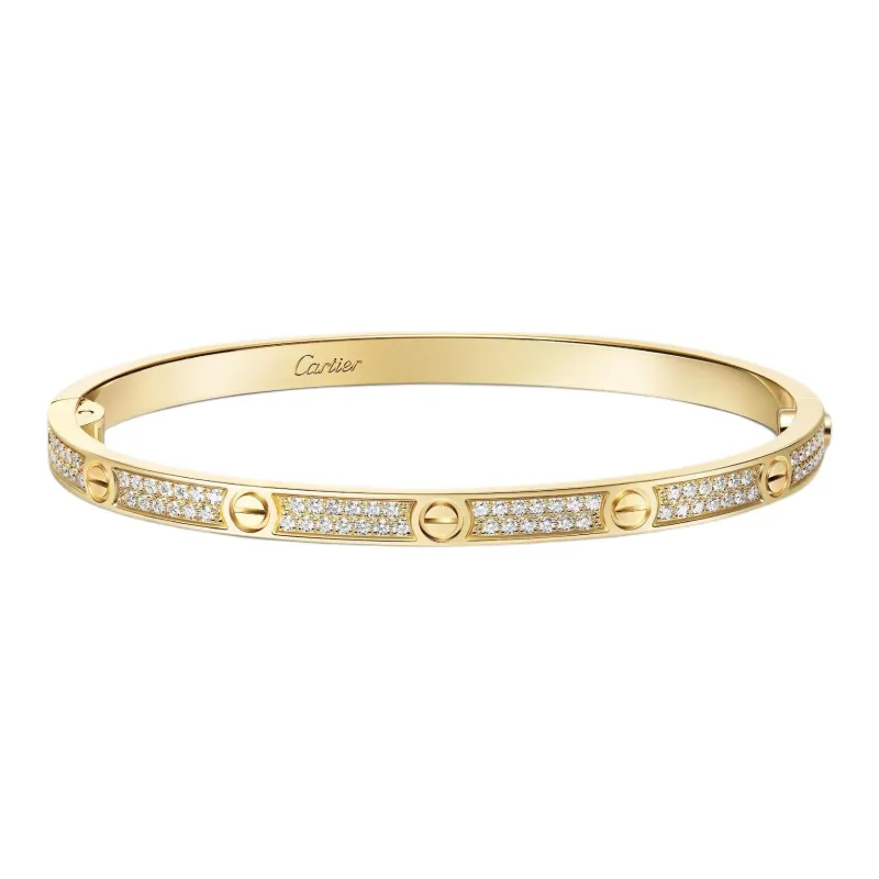 CARTIER Diamond 18K Gold Bracelets Women's Gold-0