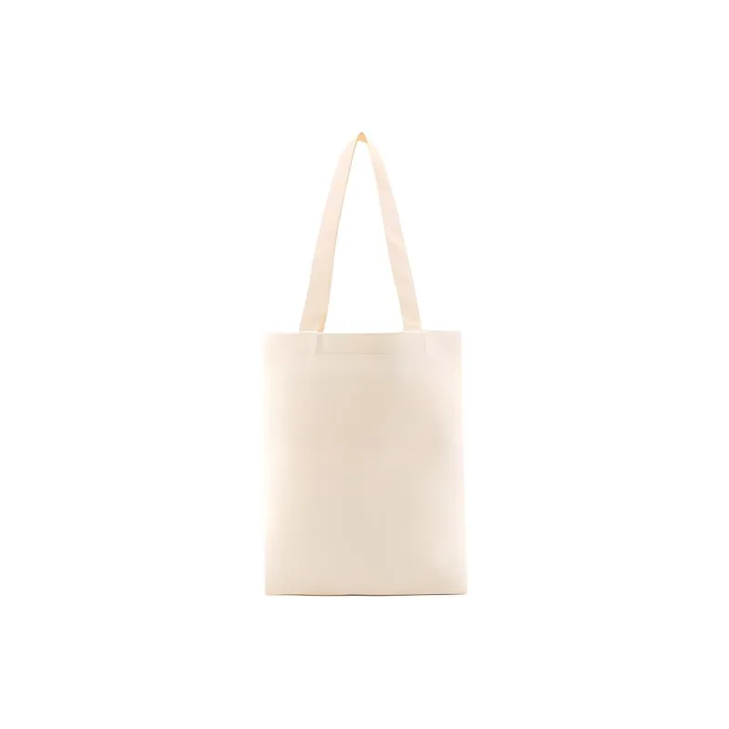 Lee Cotton Tote Bag Shopping Bag Handbag Shoulder Bag Regular Unisex Ivory/Black-3
