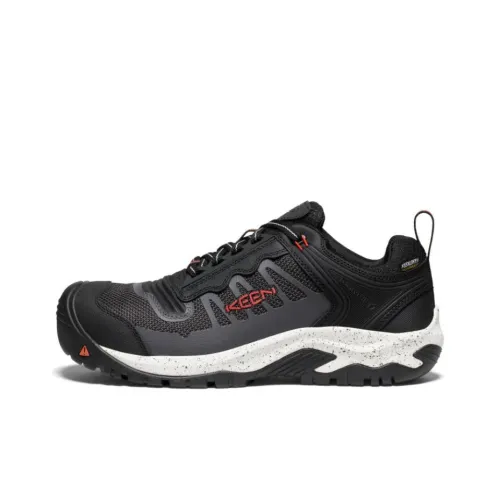 KEEN Shock Absorbers With Slip Resistant Features Low Top Casual Shoes Men's Black