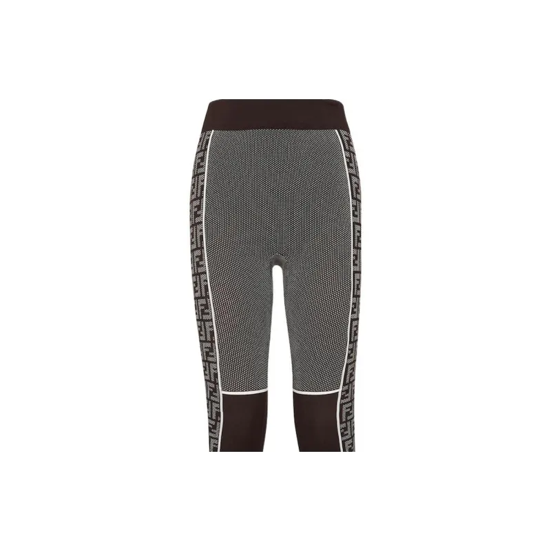FENDI Leggings Women's Black-4