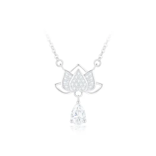 PRETTY DIARY Sterling Silver Necklaces Women's