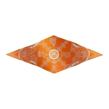 HERMES Cotton Silk Scarves Men's Multicolor