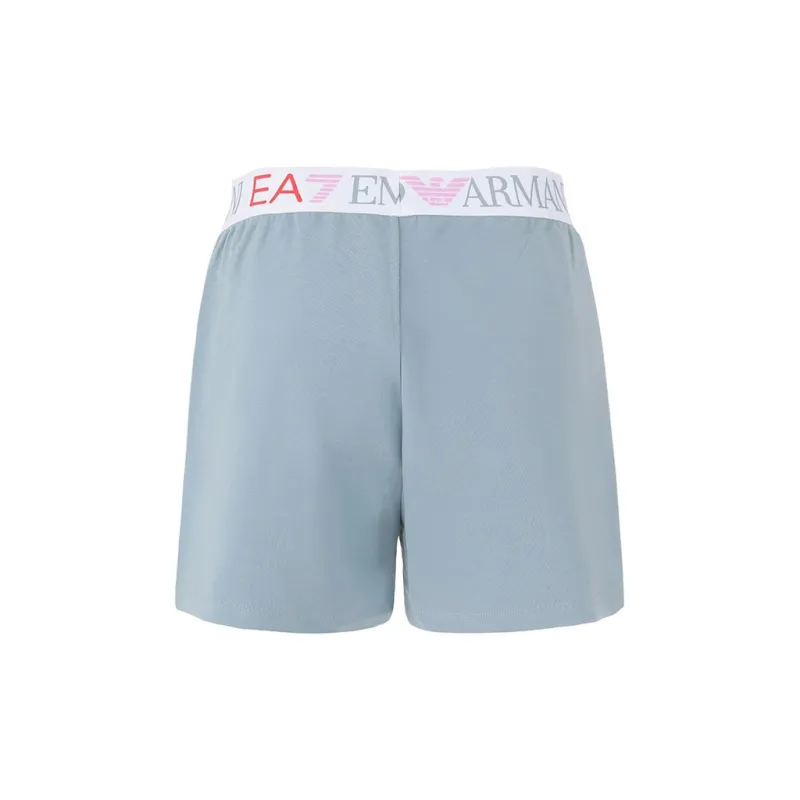 EMPORIO ARMANI FW24 Casual Shorts Women's Teal-1
