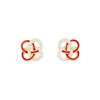 DAN DREAM Glue Drip Stud Earrings Women's