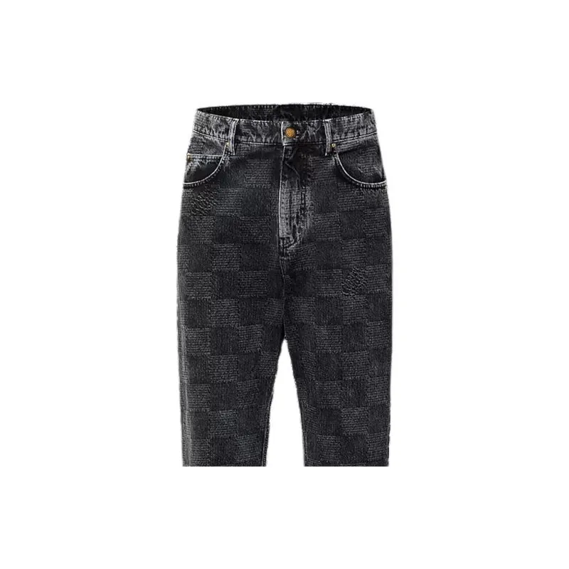 LOUIS VUITTON 57th Street Nyc Damier Denim Skate Pants-1