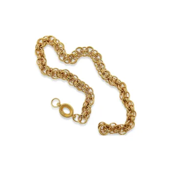 WEILAMANNI Brass Necklaces Unisex Gold