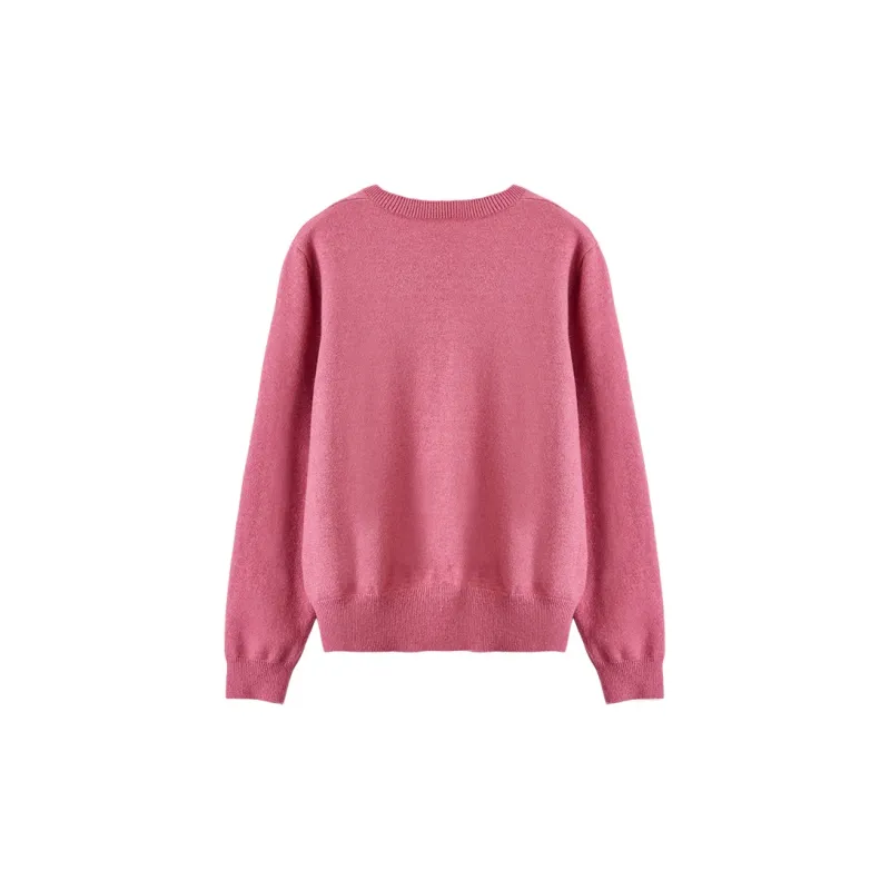 XIANGYING Knitwear Women's Barbie Pink-1