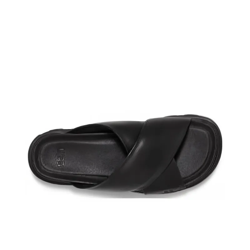 UGG Capitelle Crossband Sandal Black Women's-2