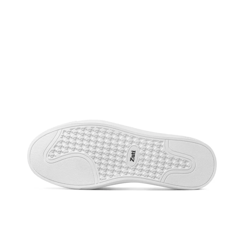 Zuti Low Top Skateboard Shoes Men's White-4