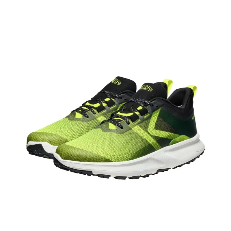 KEEN Anti Slip Wear Resistant Low Top Trail Running Running Shoes Men's Yellow Green-2